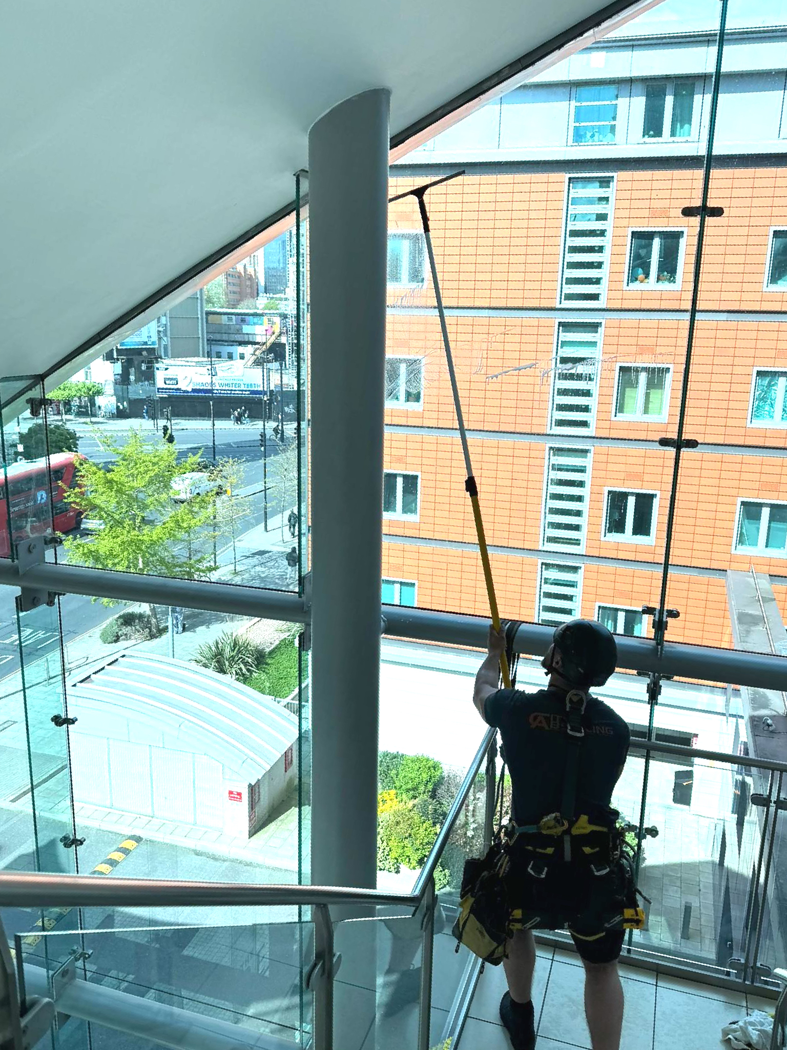 Atrium window cleaning The Perspective Building18